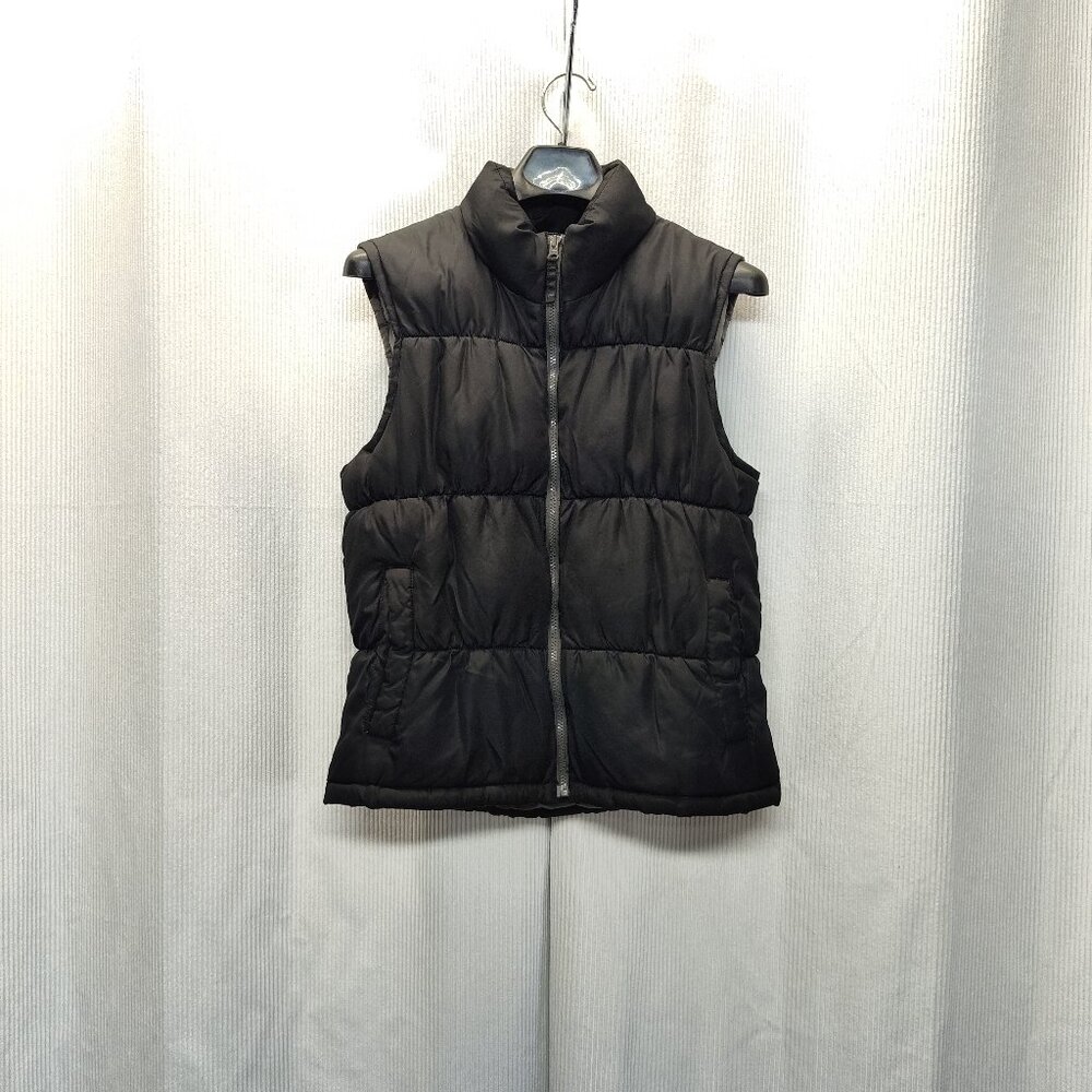 Old Navy Quilted Puffer Vest Sleeveless Small Full Zip Unisex Polyester V/300717